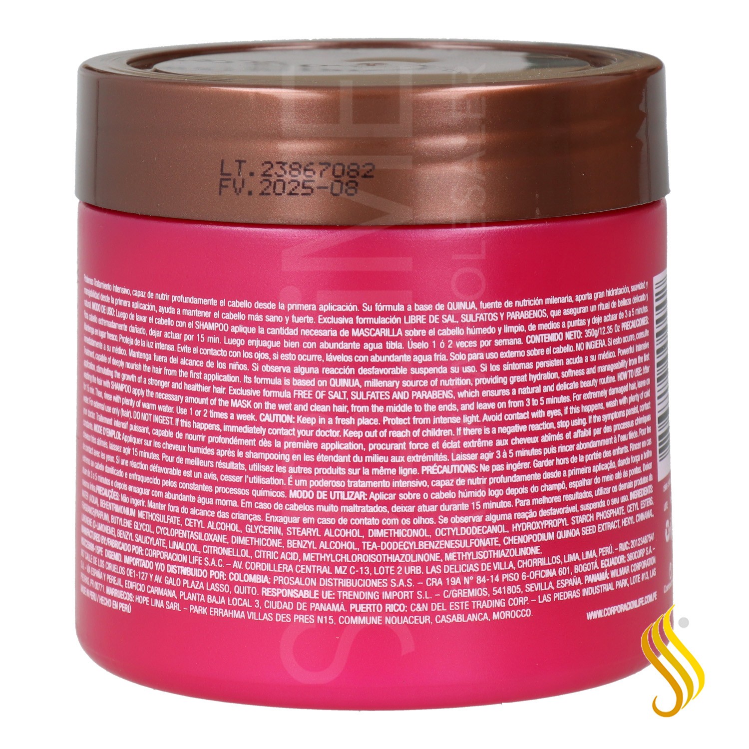 Placenta Life Be Nat Nutri Quinoa Mask 350 gr