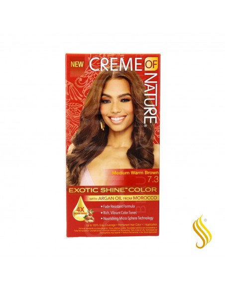 Creme Of Nature Argan Couleur Moyen Warn Marron 7.3