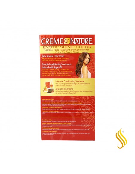 Cream Of Nature Argan Color Medium Warn Brown 7.3
