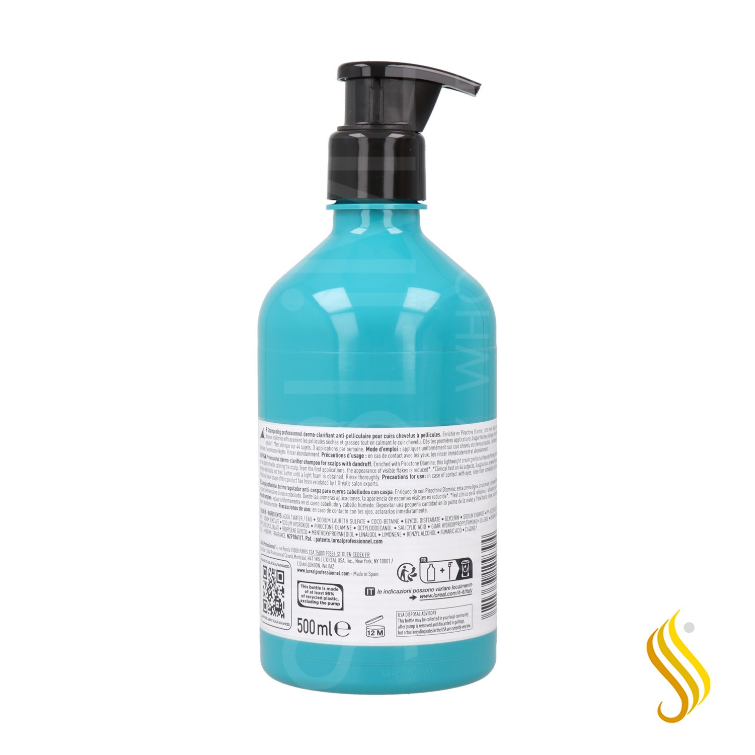 Loreal Expert Scalp Shampooing Antipelliculaire Avancé 500 ml