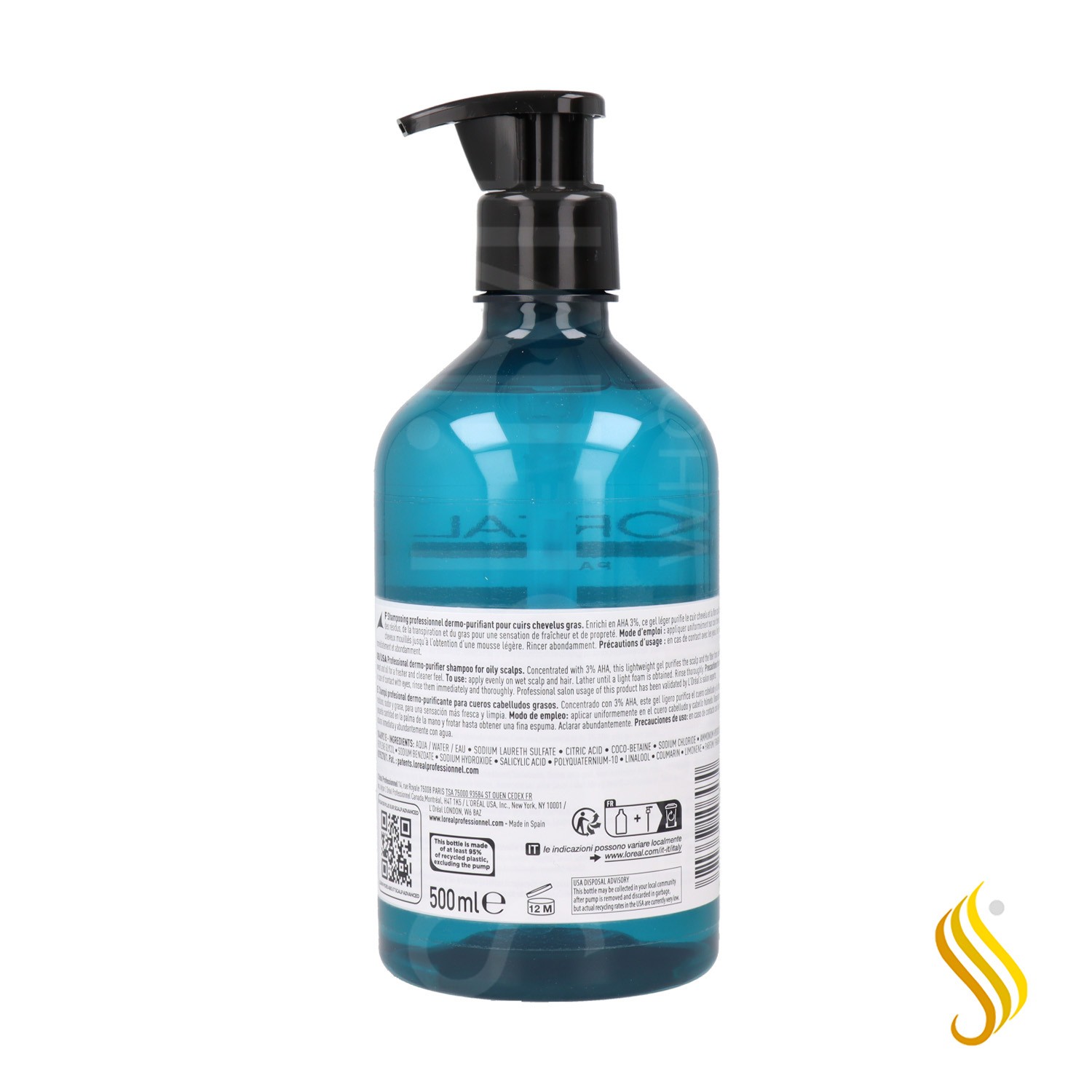 Loreal Expert Scalp Advanced Shampooing Anti-Graisse 500 ml