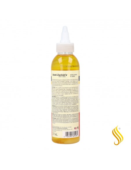 Aunt Jackies C&C Growth Oil Nourish My Hair 177Ml/6Oz (Linhaça e Monoi)