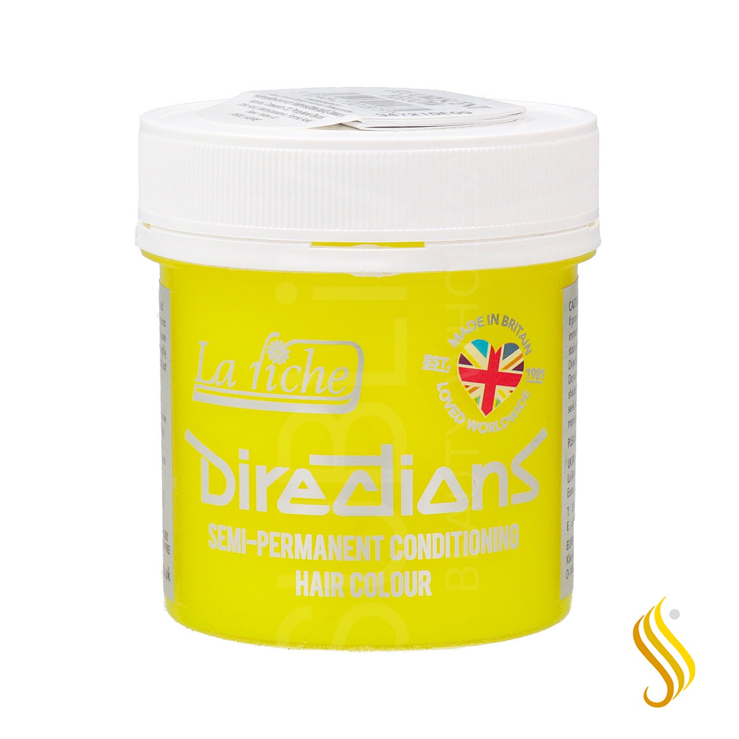 Directions Semi Perm. H/Color Fluorescent Yellow