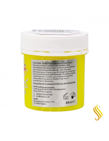Directions Semi Perm. H/Color Fluorescent Yellow