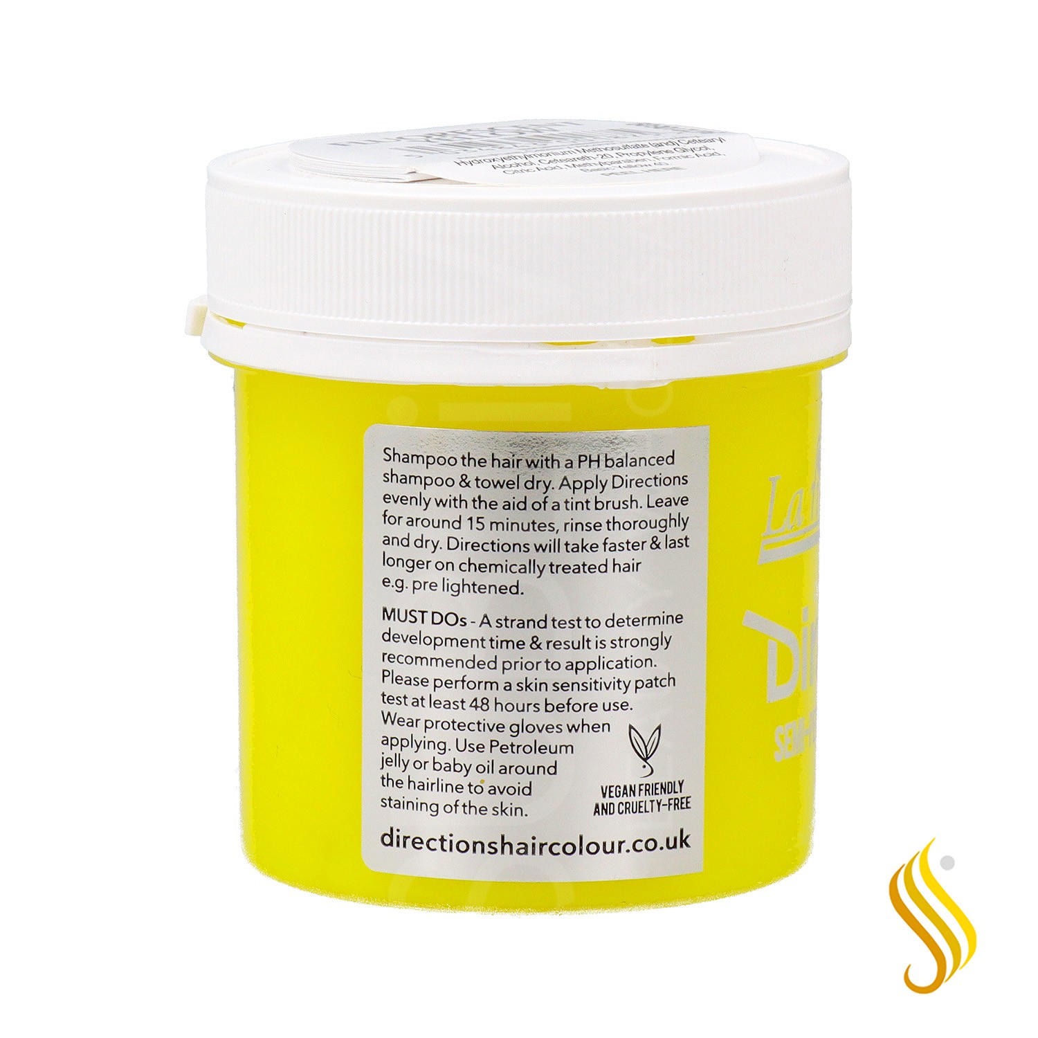 Directions Semi Perm. H/Color Fluorescent Yellow