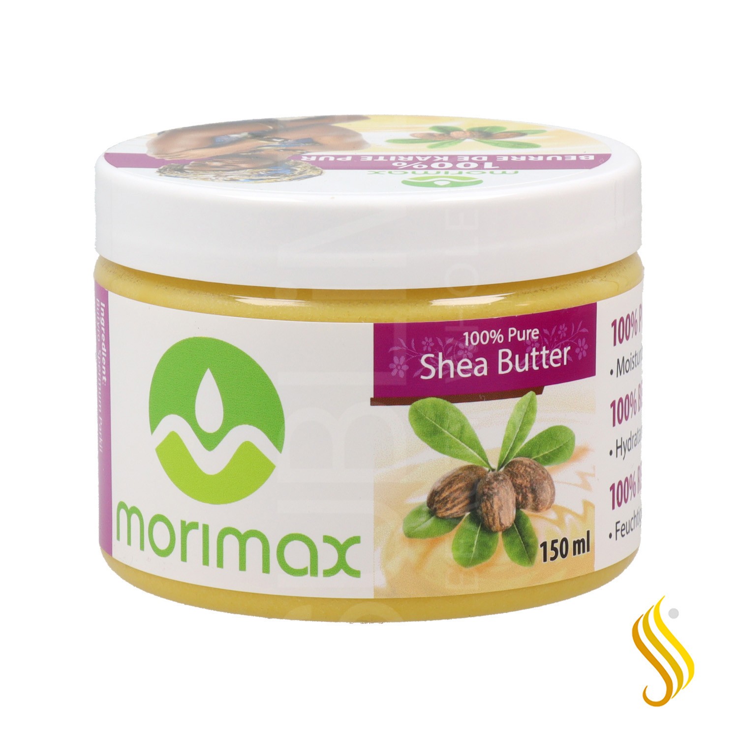 Morimax Virgin 100% Pure Shea Butter Cream 150ml