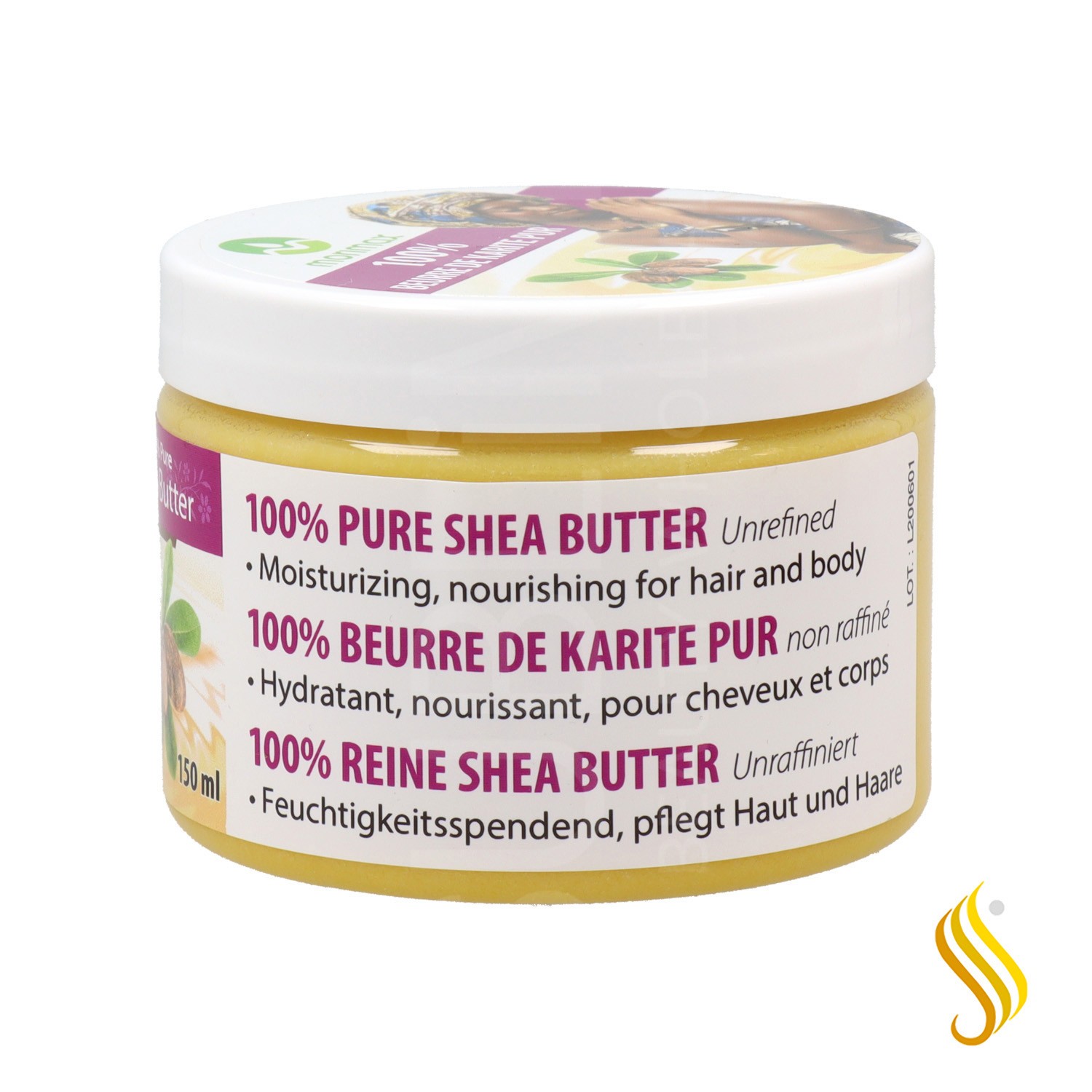 Morimax Virgin 100% Pure Shea Butter Cream 150ml