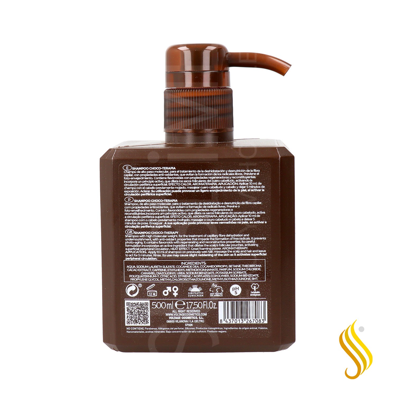Voltage Choco Thérapie Shampooing 500 Ml