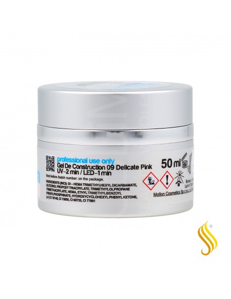 Mollon Pro Construction Gel 09 delicate pink 50 ml