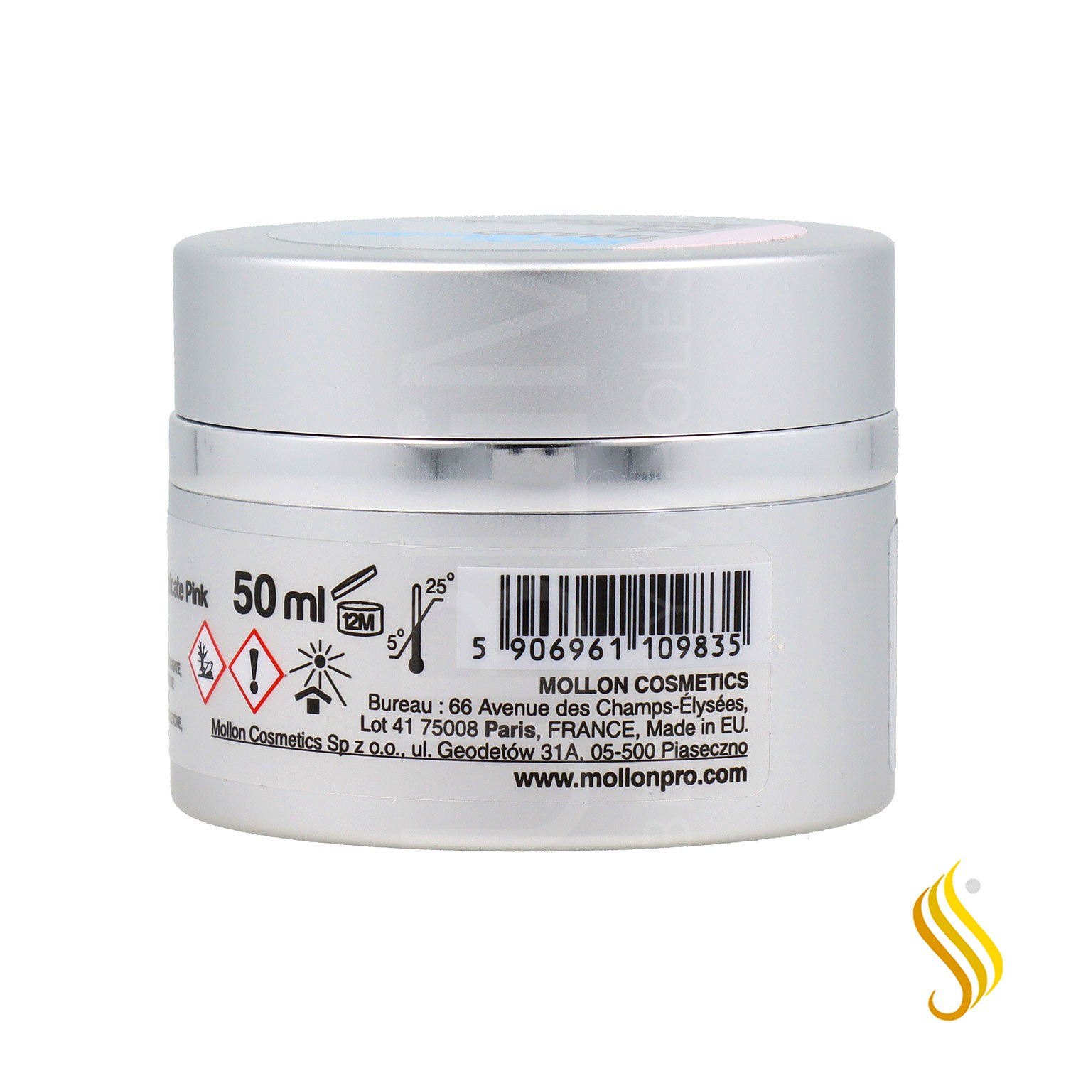Mollon Pro Construction Gel 09 delicate pink 50 ml