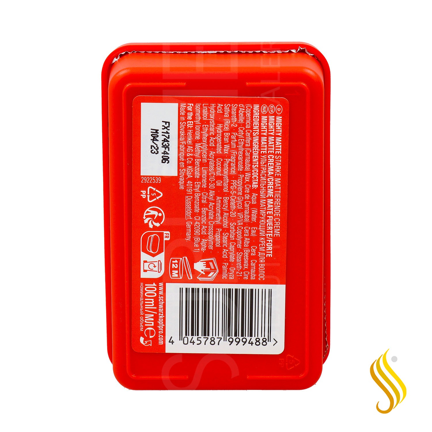 Schwarzkopf Osis Texture Mighty Strong Matte Cream 100 ml