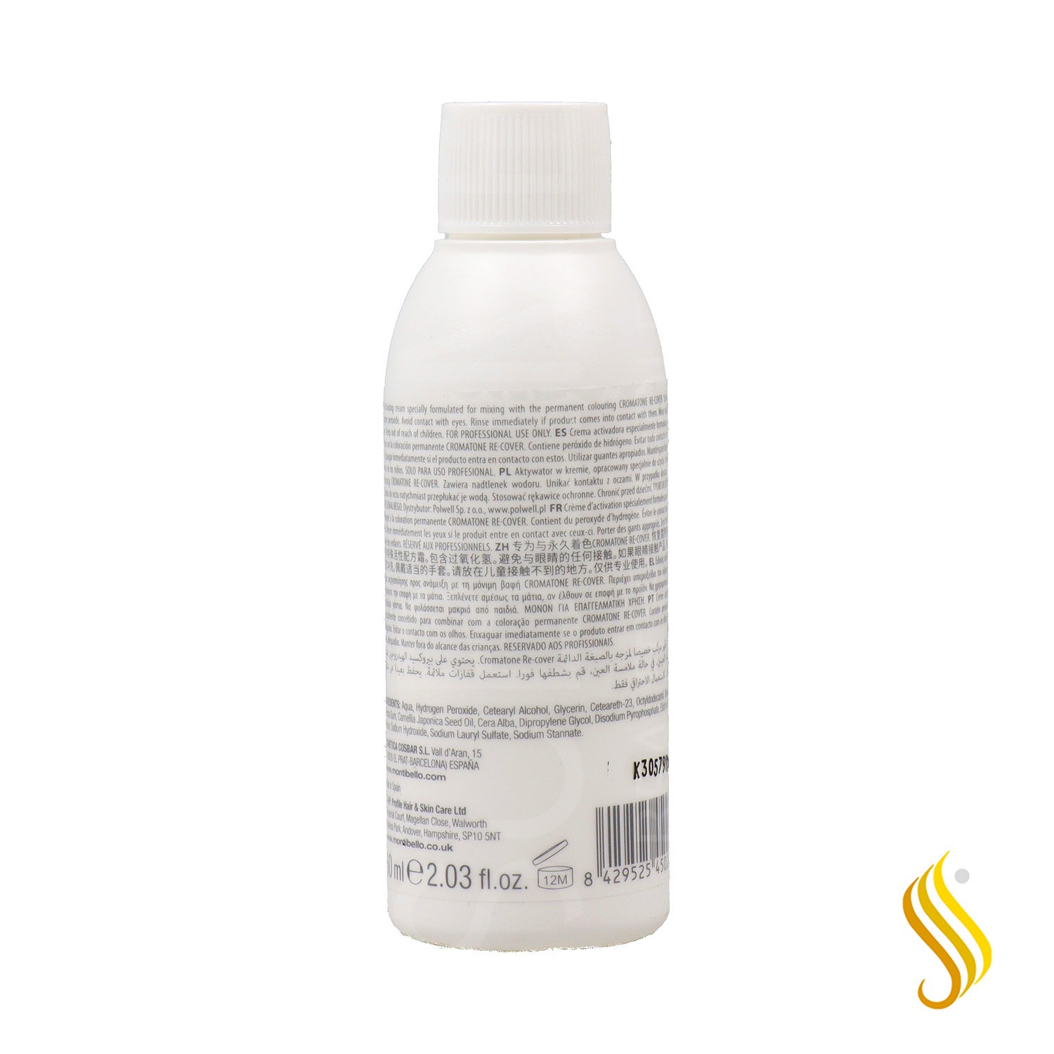 Montibello Oxibel Recover Activating Cream 7.5% 25 Vol 60 ml