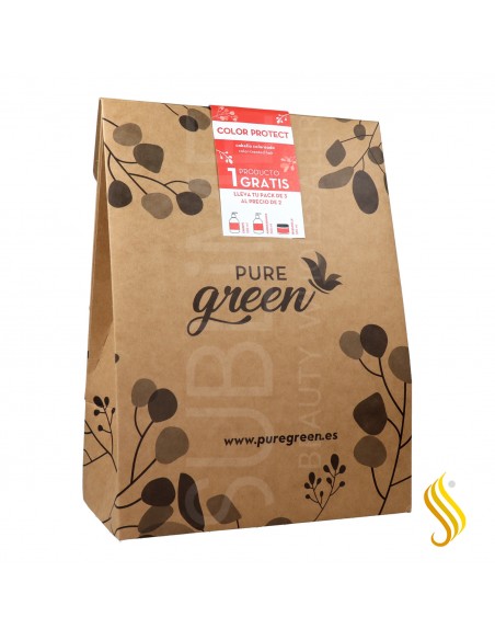 Pure Green Color Pack (Shampoo Mask Conditioner)