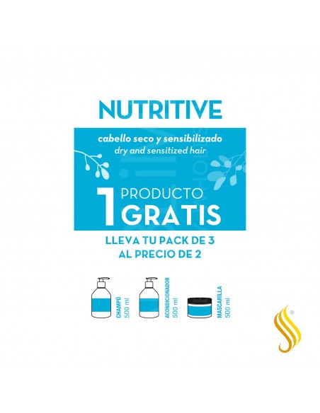 Pure Green Nutritive Pack (Shampoo Mask Conditioner)