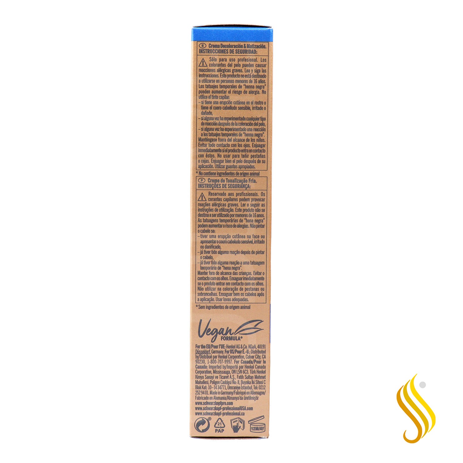 Schwarzkopf Blondme Bleach Tone B Ash Additive 60ml