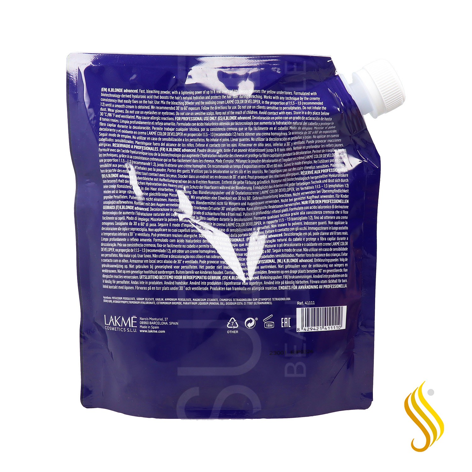 Lakme K.blonde Advanced Bleaching Powder 500 gr