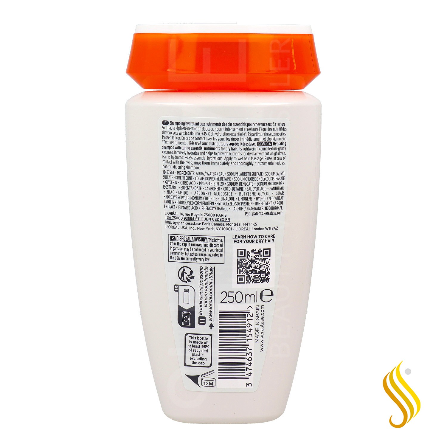 Kerastase Nutritive Bain Satin Shampoo 250 ml
