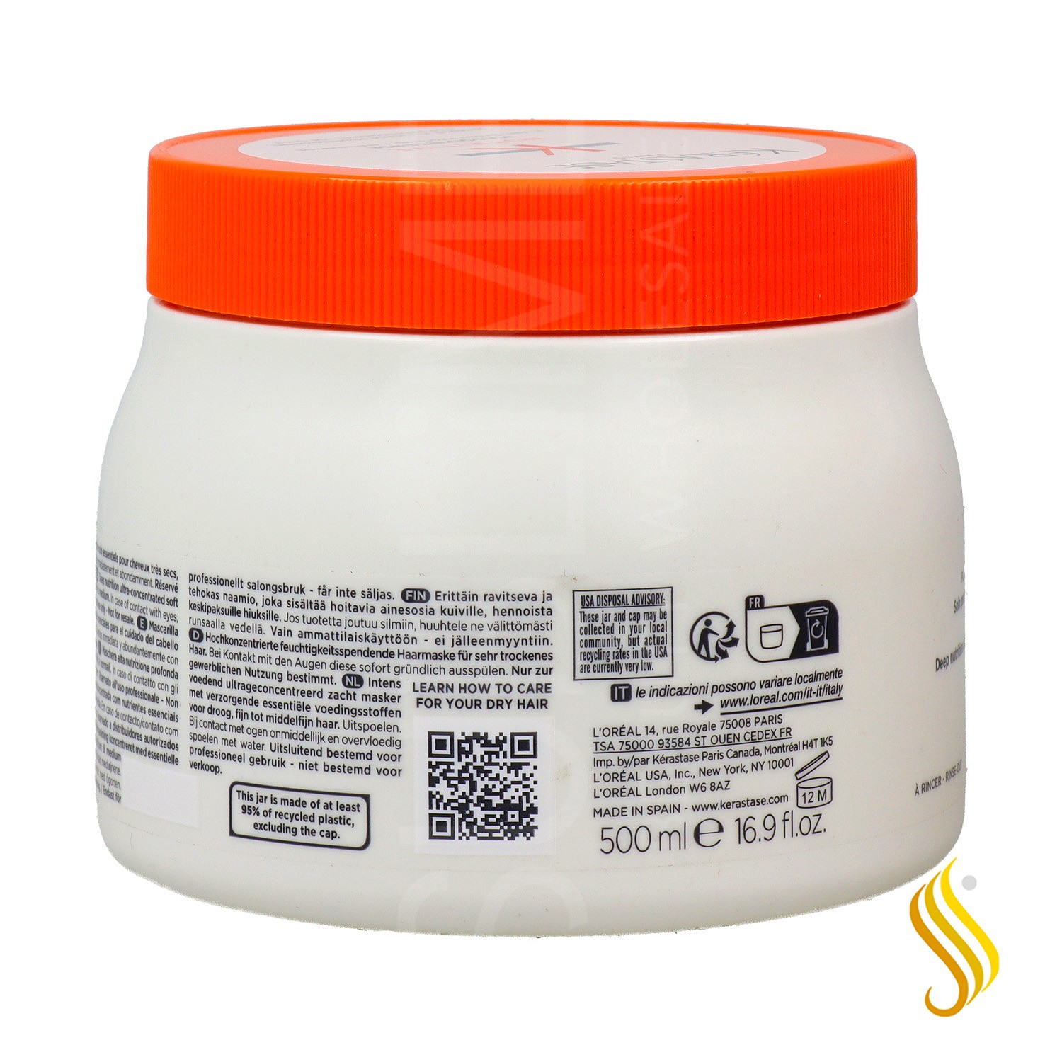 Kerastase Nutritive Masquintense Mask 500 ml