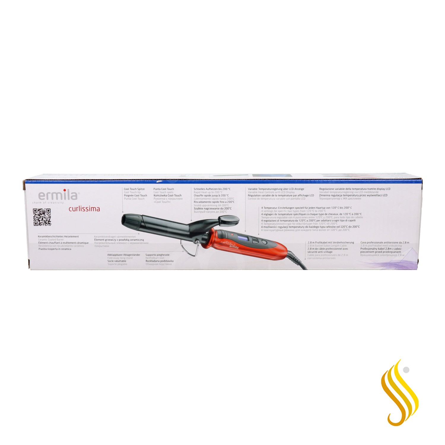 Moser Ermilla Curlissima Tenacillas Cerámica 19 mm