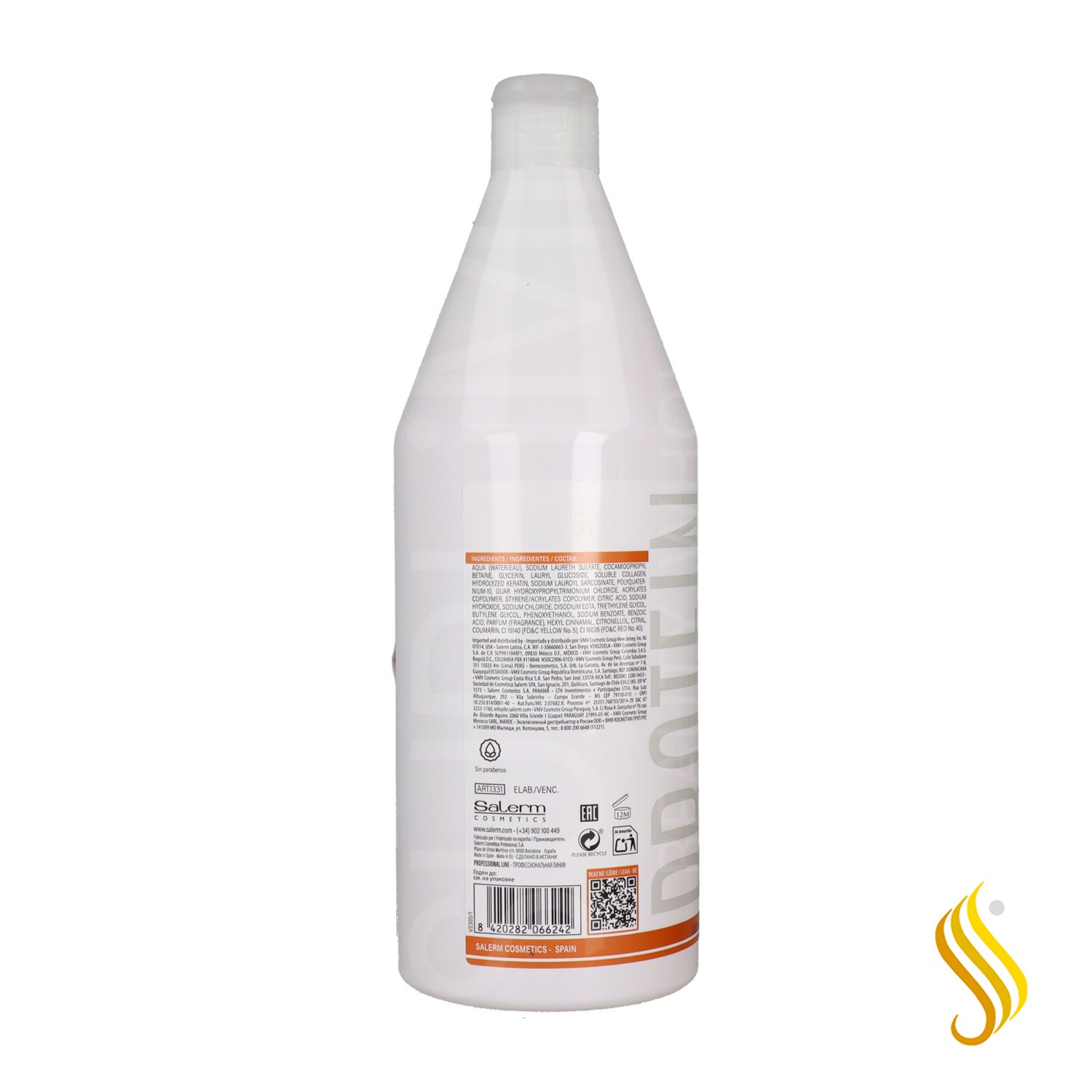 Salerm Shampooing multi-protéines 1200 ml