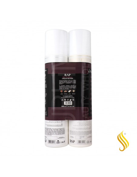 Rap Hair Treatment Unique Pack 1 Plus 1 Lissage à la Kératine 1 L + 1 L