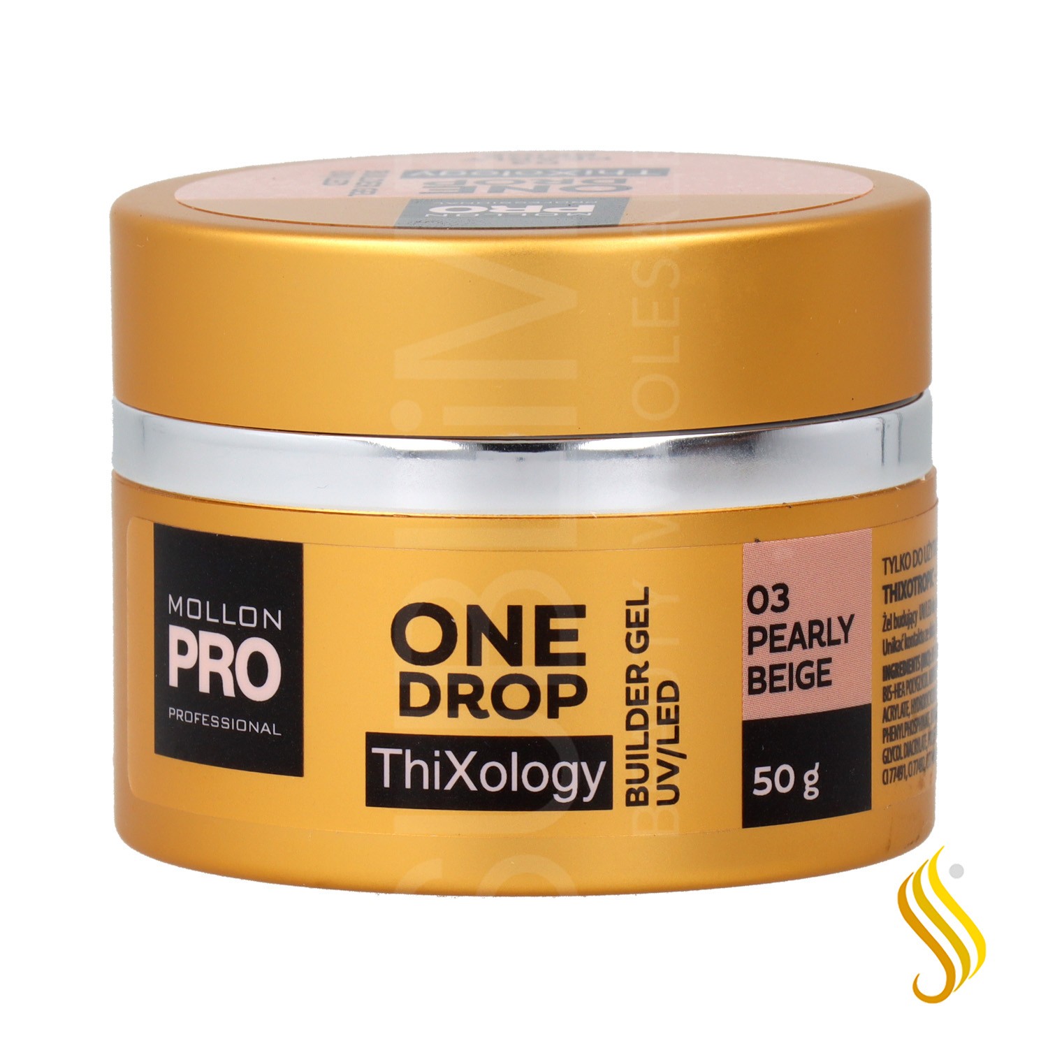 Mollon Pro One Drop Thixology Gel 03 Pearly Beige 50 gr