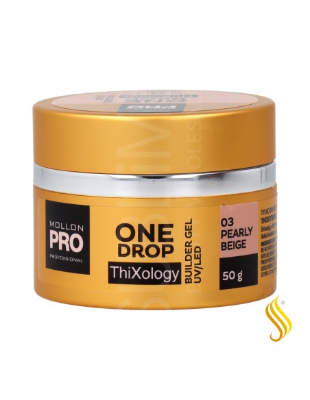 Mollon Pro One Drop Thixology Gel 03 Pearly Beige 50 gr