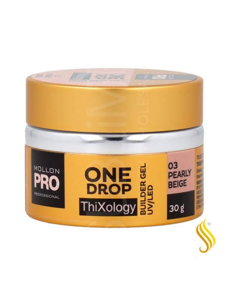 Mollon Pro One Drop Thixology Gel 03 Beige Nacré 30 gr