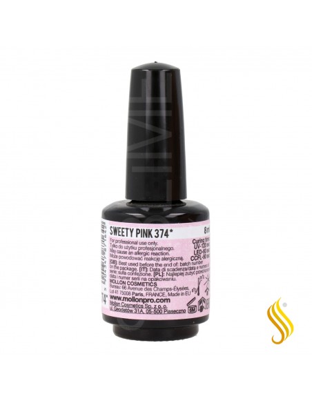 Mollon Pro Hybrid Shine Color Coat 374 Sweety Pink 8ml