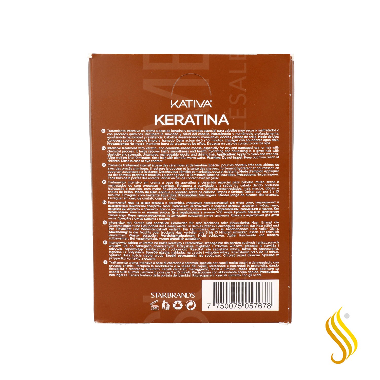 Kativa Tratamento Intensivo de Queratina 12 X 50 gr