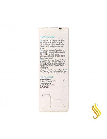 The Cosmetic Republic Keratin Brows Kit Black