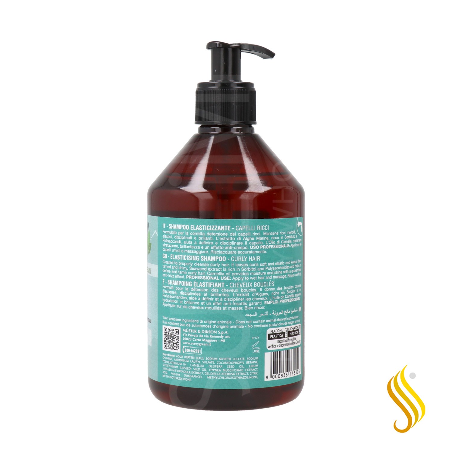 Dikson Every Green Curly Elastifying Shampoo 500 ml