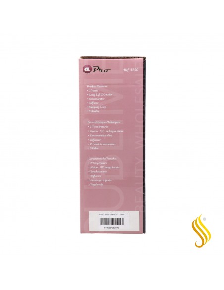 Albi Dryer Travel Mini Pink Gold 1200W (3250Pg)