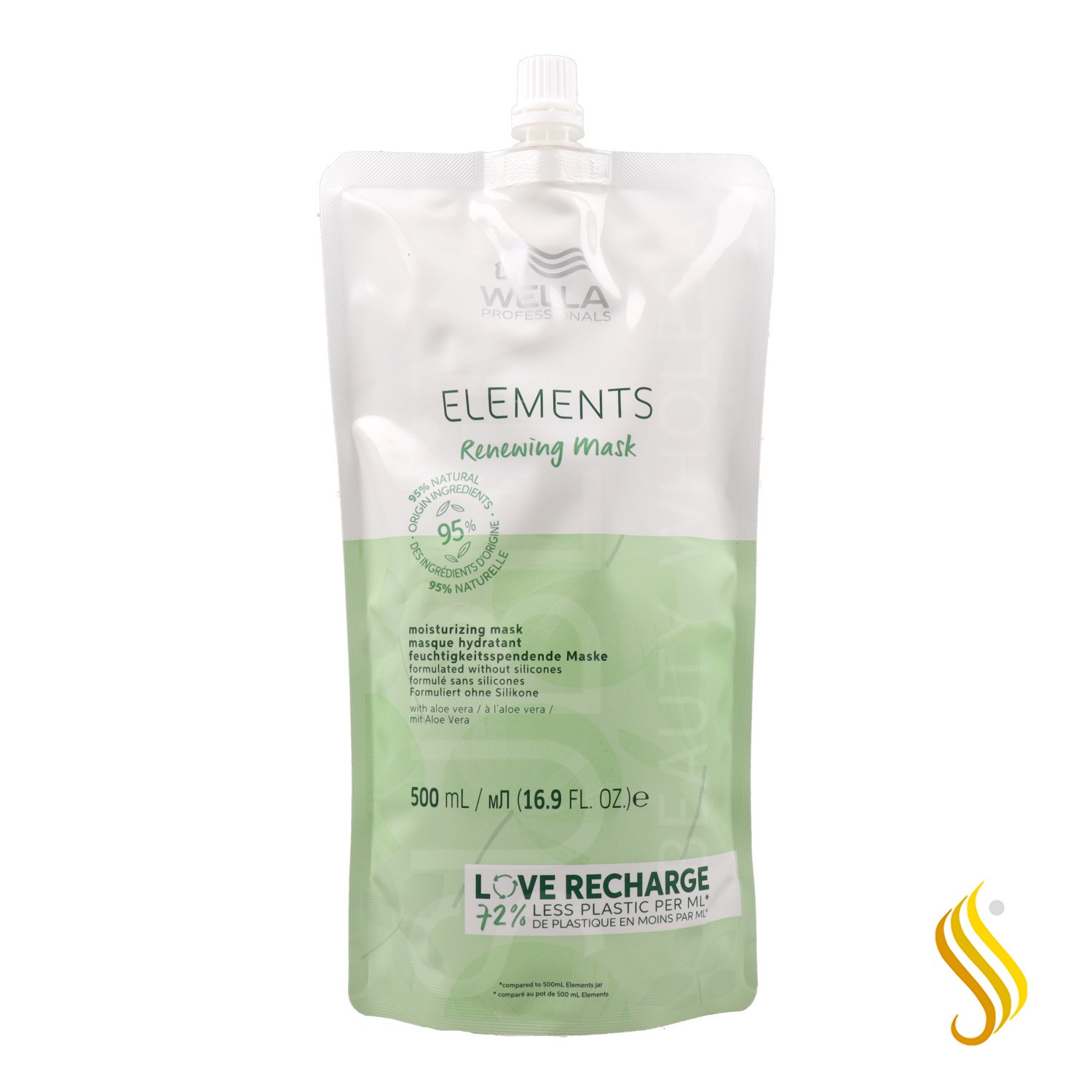 Wella Elements Renewing Refill Pouch Hydrating Mascarilla 500 ml