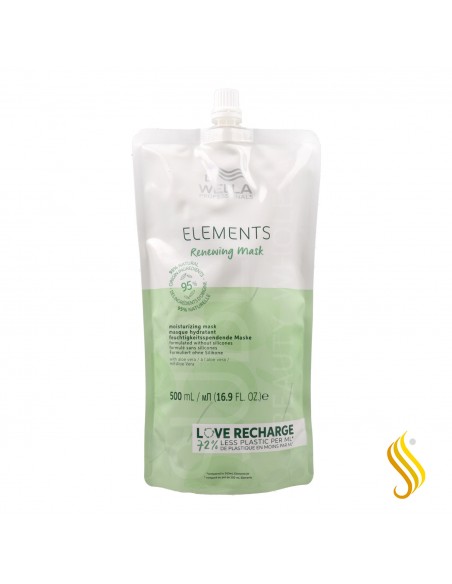 Wella Elements Renewing Refill Pouch Hydrating Mascarilla 500 ml