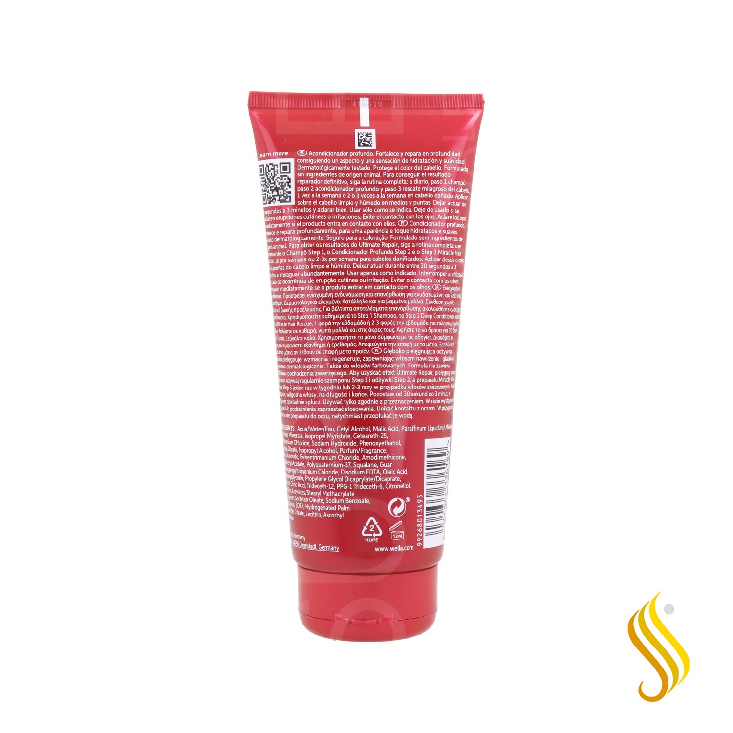 Wella Ultimate Repair Deep Conditioner Step 2 200 ml