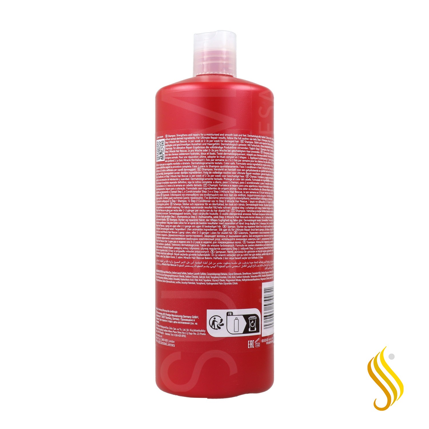 Wella Ultimate Repair Champú Step 1 1000 ml