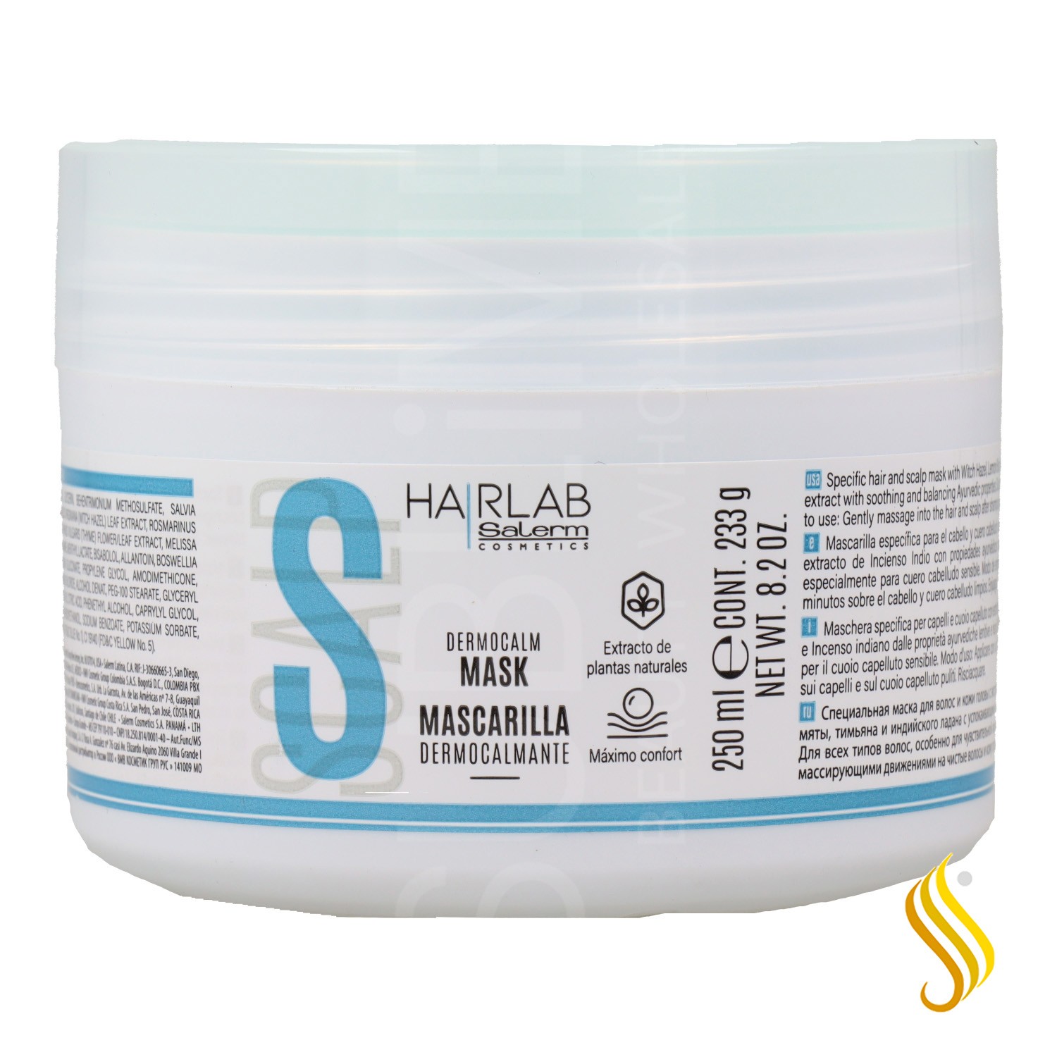 Salerm Cosmetics Máscara Dermocalmante 250 ml