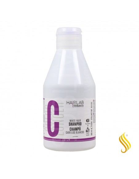 Salerm White Hairshampoing cheveux blancs 300 ml
