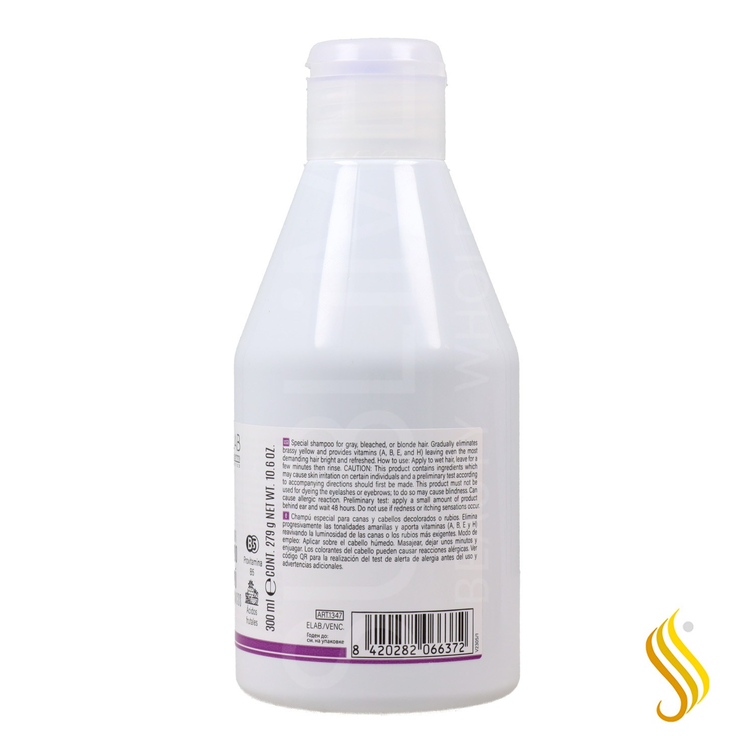 Salerm Multi Proteínas Cabellos Blancos Champú 300 ml