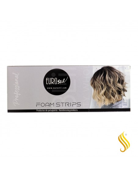 Eurostil Tiras Mechas 100 Unidades 8mm