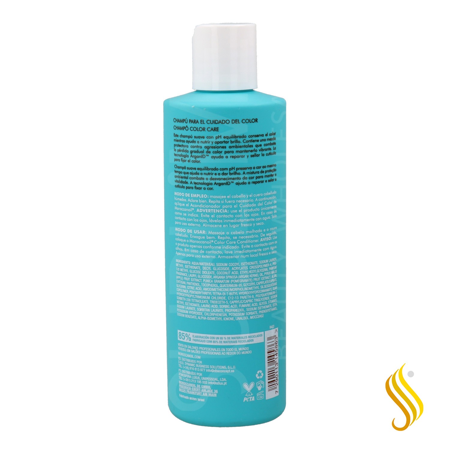 Soin Couleur Marocain Huile Shampooing 250 ml.