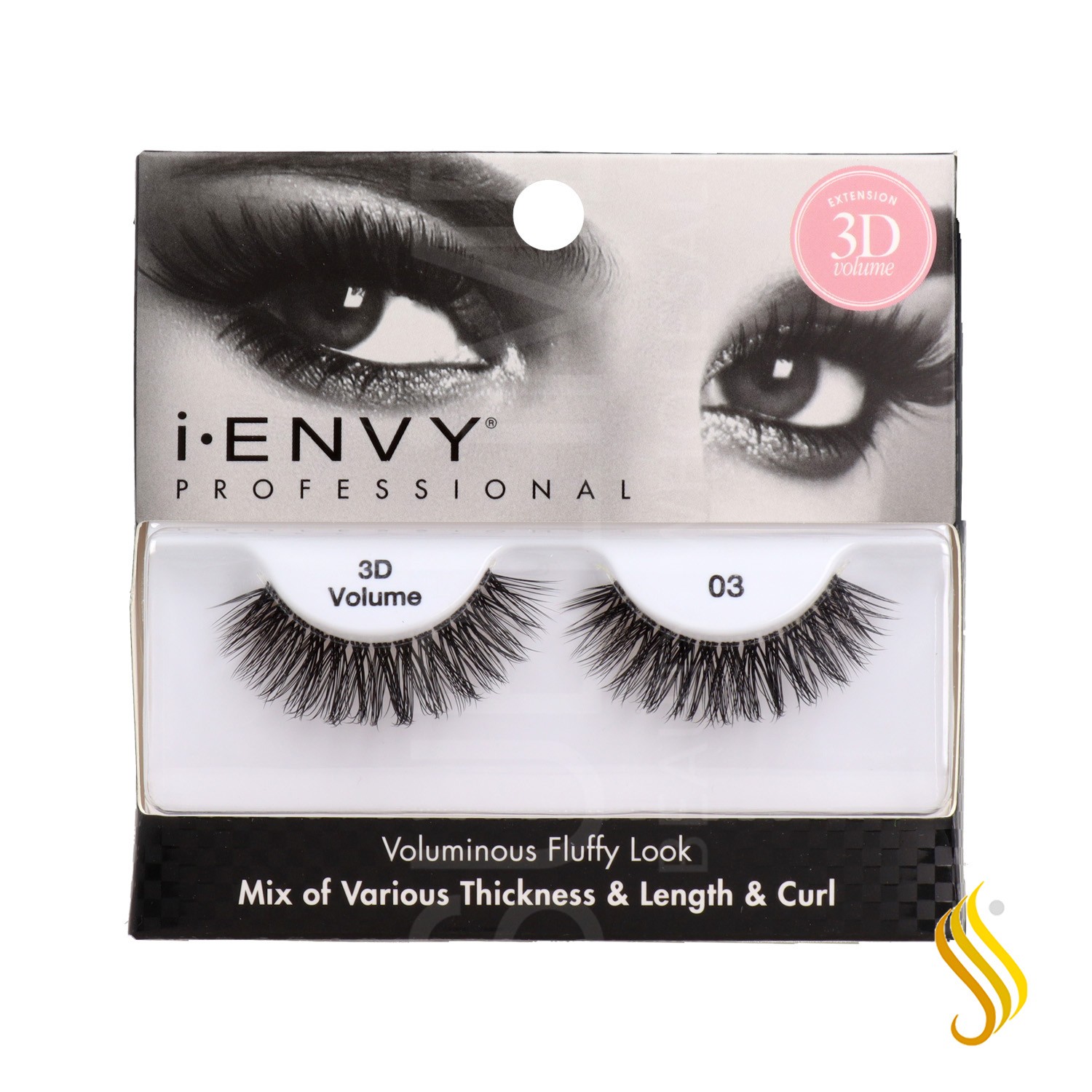 I Envy Strip Lash/Pestañas Banda 3D Volumen 03
