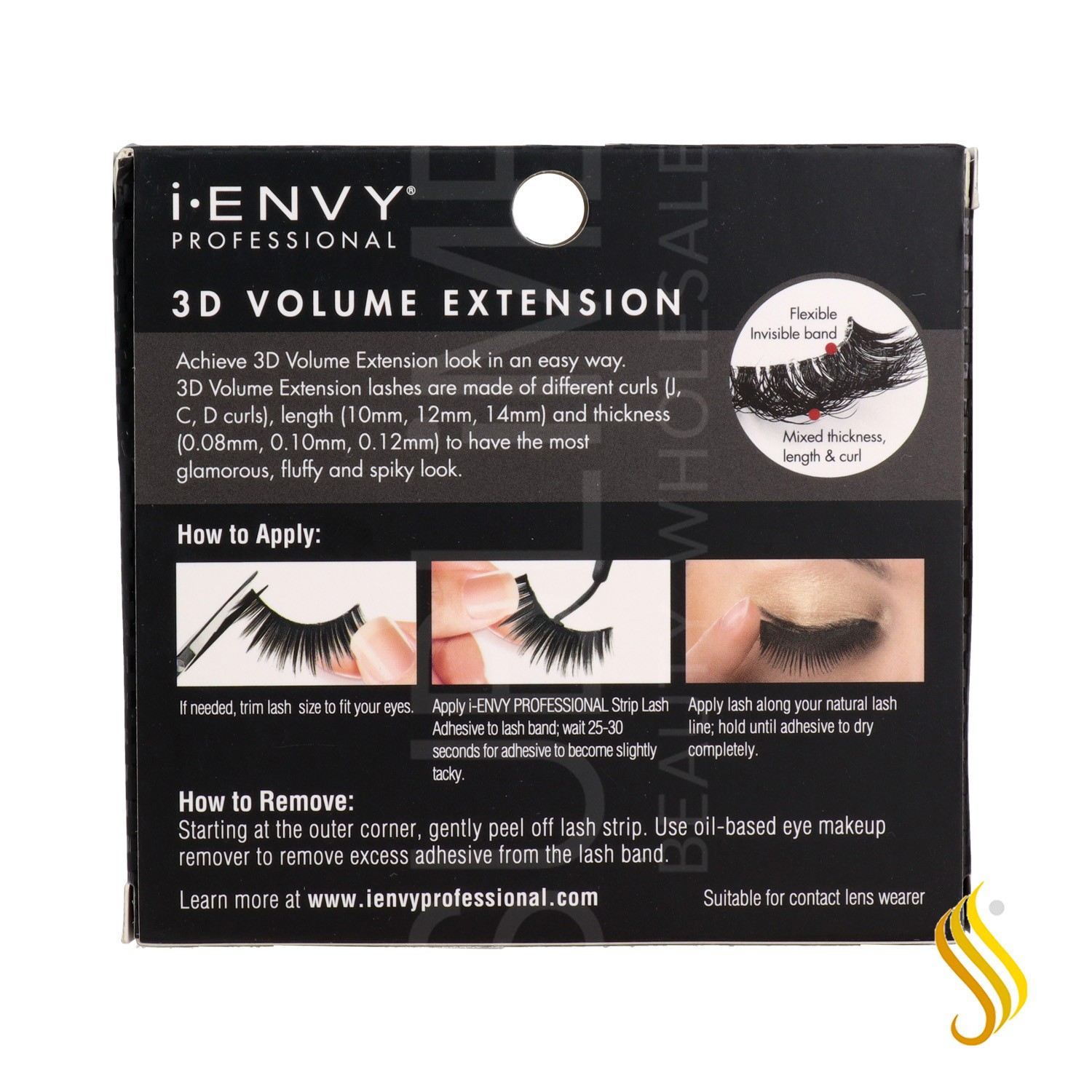 I Envy Strip Lash/Pestañas Banda 3D Volumen 03