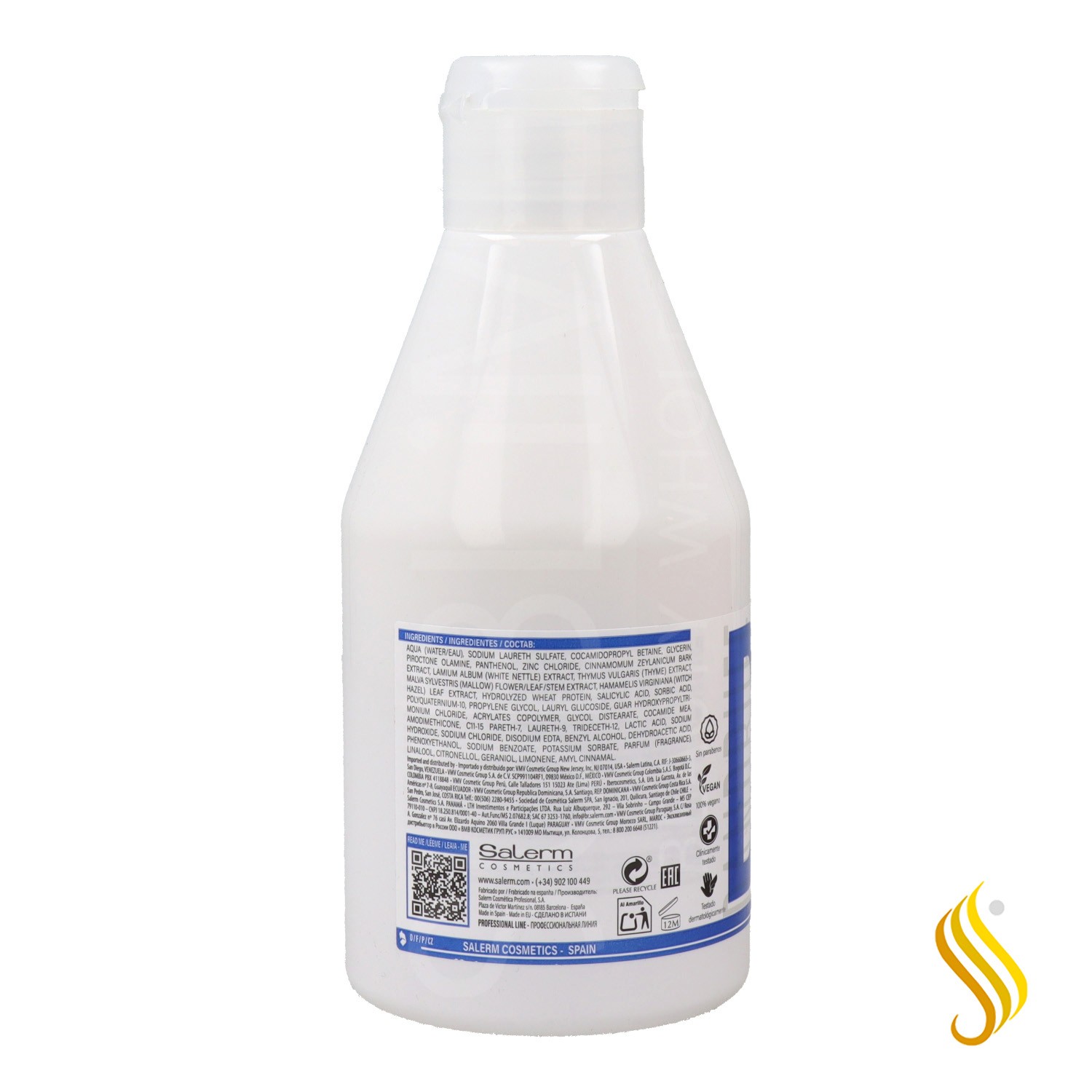 Salerm Hairlab Dandruff Control Caspa Champú 300 ml.