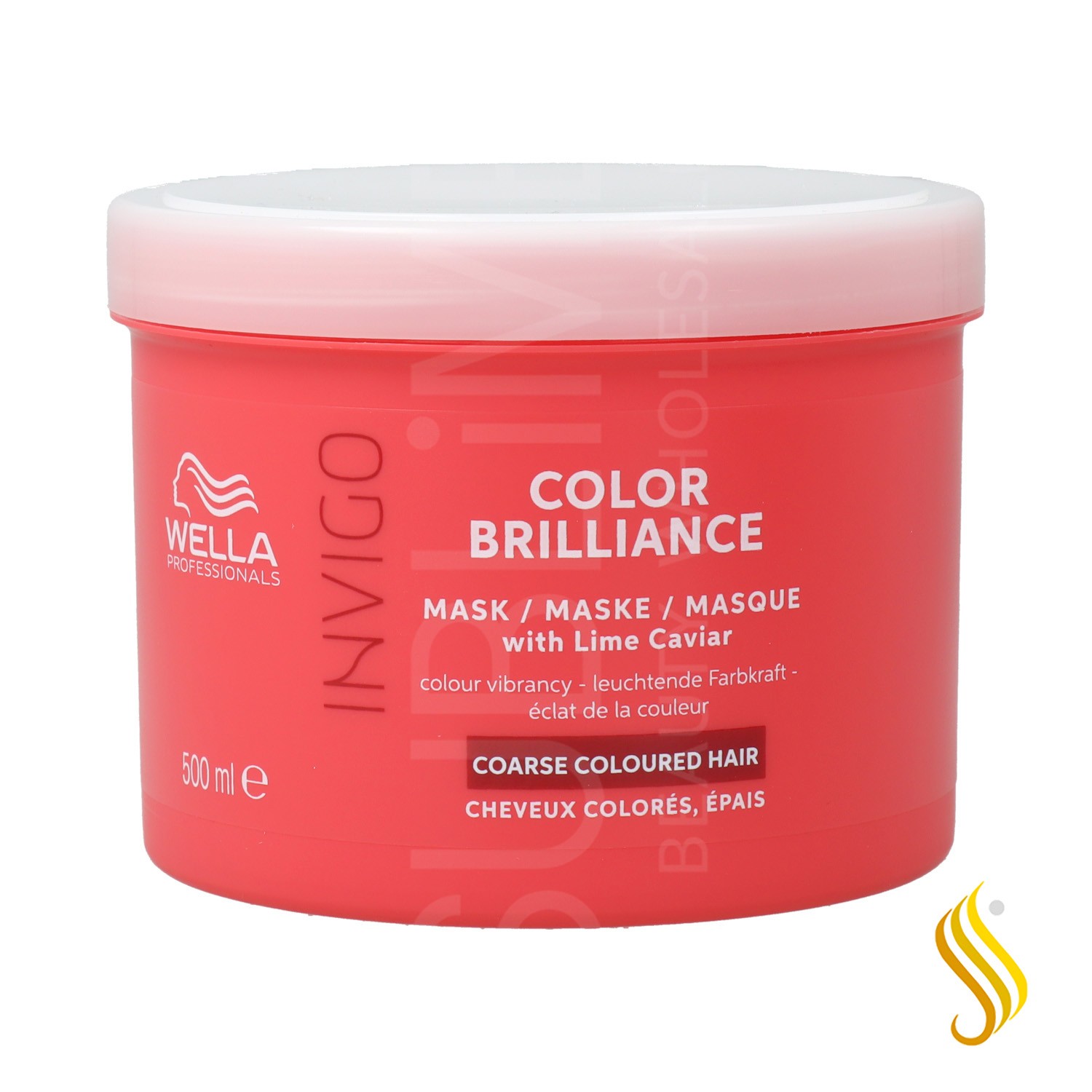 Wella Invigo Color Brilliance Máscara Grossa/Grossa 500 ml