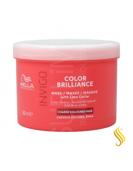 Wella Invigo Color Brilliance Máscara Grossa/Grossa 500 ml