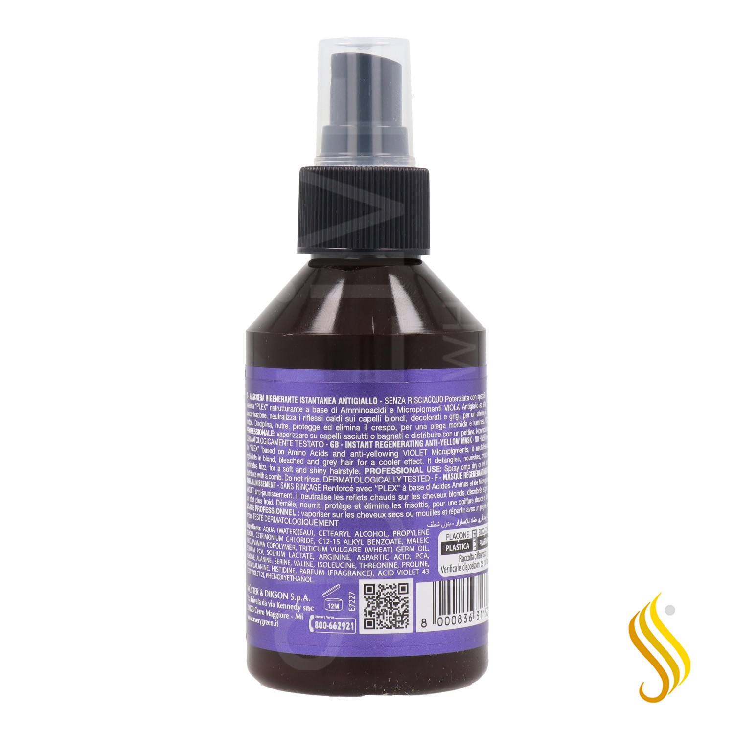 Dikson Máscara Everygreen Sem Amarelo Plex 150 ml
