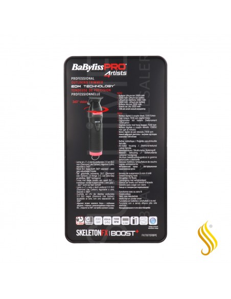 Tondeuse Babyliss Base Boost Noir Et Rouge