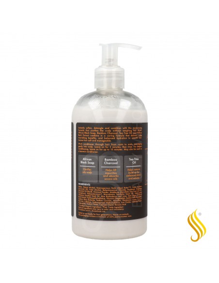 Shea Moisture African Black Soap Bamboo Charcoal Condicionador 384 ml/13Oz